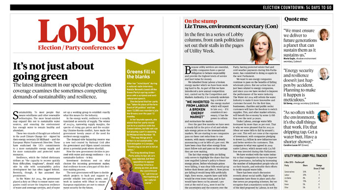 Lobby: It’s not just about going green
