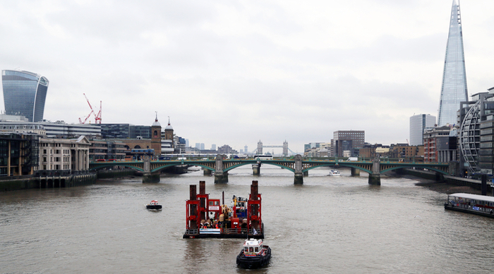 Tideway builds new pier ahead of super sewer construction