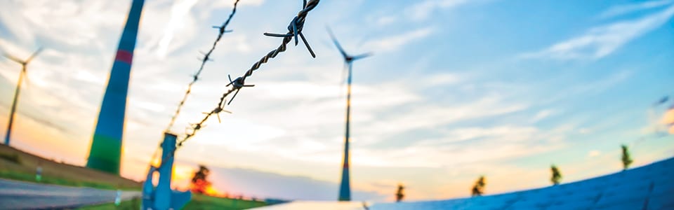 Securing renewable assets
